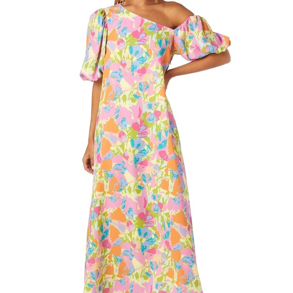 CROSBY BY MOLLIE BURCH lovett dress in floral haze maxi - Picture 4 of 9